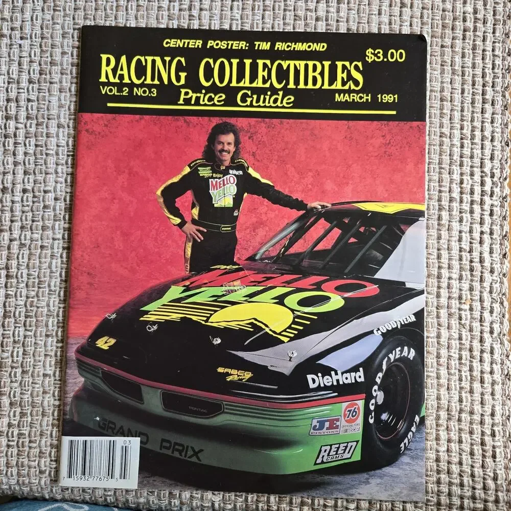 Racing Collectibles Price Guide Magazine March 1991 Issue Kyle Petty Cover